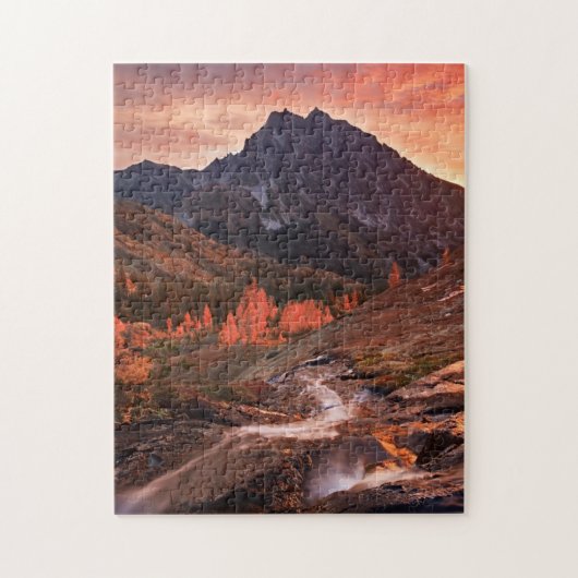 Oktober-Licht auf Scheinwerfer-Becken Puzzle (Vertikal)