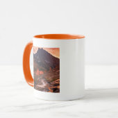 Oktober-Licht auf Scheinwerfer-Becken Tasse (Vorderseite Links)