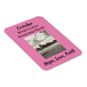 Oktober Liebe zur Sensibilisierung für Brustkrebs  Magnet (Rechte Seite)