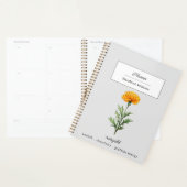 OKTOBER MARIGOLD GEBURT BLUME PERSONALISIERT PLANER (Anzeige)