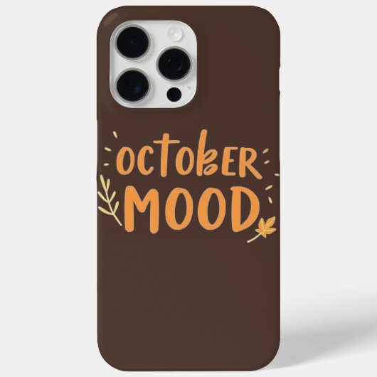 Oktober Mood Phone Case (Rückseite)