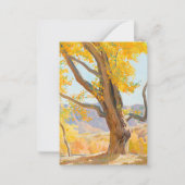 Oktober Morgen von Maynard Dixon Mitteilungskarte (Vorderseite)