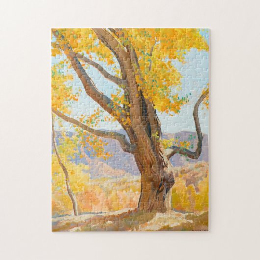 Oktober Morgen von Maynard Dixon Puzzle (Vertikal)