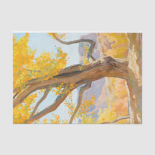 Oktober Morgen von Maynard Dixon Seidenpapier