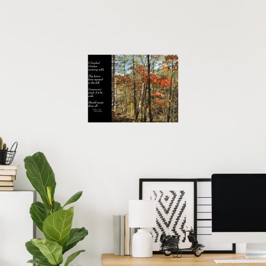 Oktober Morn Poster (Heimbüro)