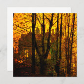 Oktober Nachglow John Atkinson Grimshaw Einladung (Vorne/Hinten)