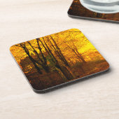 Oktober Nachglow John Atkinson Grimshaw Getränkeuntersetzer (Linke Seite)