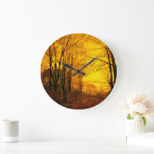 Oktober Nachglow John Atkinson Grimshaw Große Wanduhr (Zuhause)