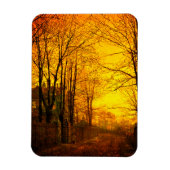 Oktober Nachglow John Atkinson Grimshaw Magnet (Vertikal)