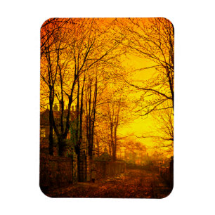 Oktober Nachglow John Atkinson Grimshaw Magnet