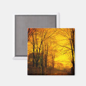 Oktober Nachglow John Atkinson Grimshaw Magnet (Vorderseite/Rückseite)