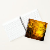 Oktober Nachglow John Atkinson Grimshaw Notizblock (Innenseite)
