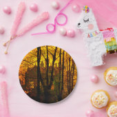 Oktober Nachglow John Atkinson Grimshaw Pappteller (Party)