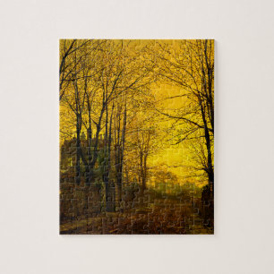 Oktober Nachglow John Atkinson Grimshaw Puzzle