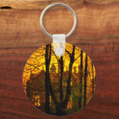 Oktober Nachglow John Atkinson Grimshaw Schlüsselanhänger (Rückseite)