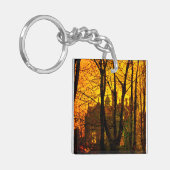 Oktober Nachglow John Atkinson Grimshaw Schlüsselanhänger (Vorderseite links)