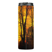 Oktober Nachglow John Atkinson Grimshaw Thermosbecher (Rückseite)
