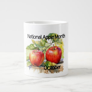 Oktober National Apple Monat Jumbo-Tasse