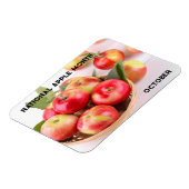 Oktober National Apple Monat Magnet (Linke Seite)