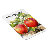 Oktober National Apple Monat Magnet (Rechte Seite)
