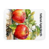 Oktober National Apple Monat Magnet (Horizontal)
