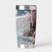 Oktober Opal Wasserfall Thermobecher (Rückseite)