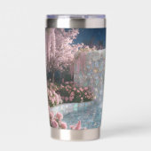 Oktober Opal Wasserfall Thermobecher (Vorderseite)