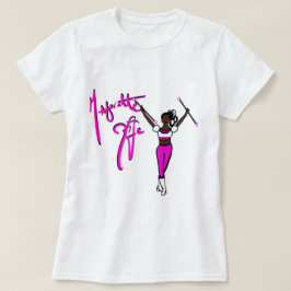 Oktober Pink Twirl Girl T - Shirt