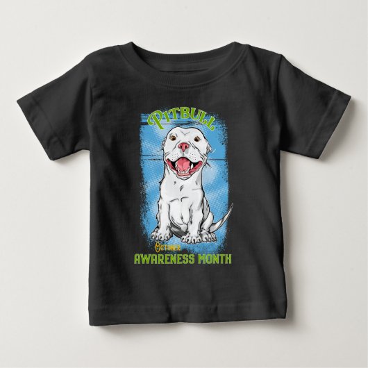 Oktober, Pitbull Awareness Month T - Shirt (Vorderseite)
