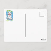 Oktober, Pitbull Awareness Month T - Shirt Lebensm Postkarte (Rückseite)