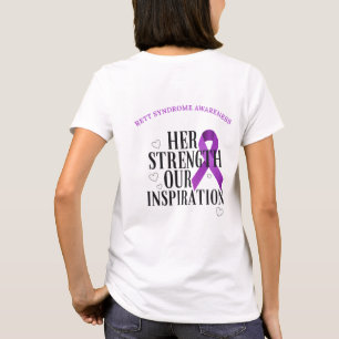 Oktober Rett-Syndrom-Bewusstsein (Ihre Stärke) T-Shirt