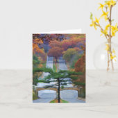 Oktober Road Notecard Karte (Gelbe Blume)