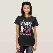 Oktober Rosa Brustkrebs-Bewusstseinsverkauf T-Shirt (Vorne ganz)