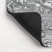 Oktober, Säen, pflügend und drischt, Mousepad (Ecke)