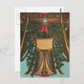 Oktober - Skorpio Postkarte (Vorne/Hinten)