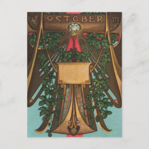 Oktober - Skorpio Postkarte