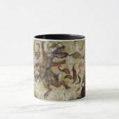 Oktober Spaß Whimsical Herbstwaldtiere  Tasse (Zentrum)