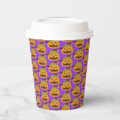 Oktober Spooky Halloween Candy Pumpkin Pappbecher (Links)