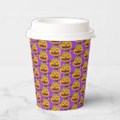 Oktober Spooky Halloween Candy Pumpkin Pappbecher (Rechts)