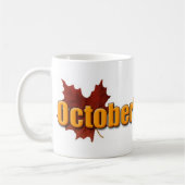 Oktober stationiert Kaffeetasse (Links)