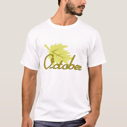 Oktober T-Shirt (Vorderseite)