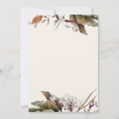 Oktober Tones Herbstwochenende Einladung (Rückseite)