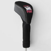 Oktober tragen wir das Bewusstsein für rosa Brustk Golf Headcover (angewinkelt)