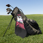 Oktober tragen wir das Bewusstsein für rosa Brustk Golfhandtuch (Gras)