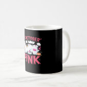 Oktober tragen wir das Bewusstsein für rosa Brustk Kaffeetasse (VorderseiteRechts)