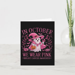 Oktober tragen wir einen Pink Breast Cancer Awaren Karte