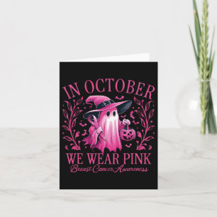 Oktober tragen wir einen Pink Breast Cancer Awaren Karte