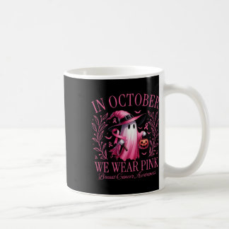 Oktober tragen wir Pink Ghost Hexe Brustkrebs Awa Kaffeetasse