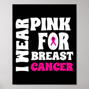 Oktober tragen wir rosa Brustkrebs-Bewusstsein Fra Poster