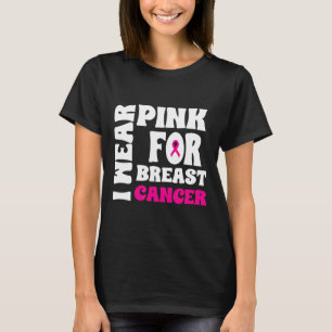 Oktober tragen wir rosa Brustkrebs-Bewusstsein Fra T-Shirt